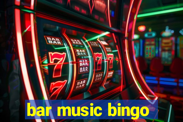 bar music bingo