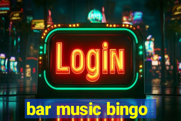 bar music bingo