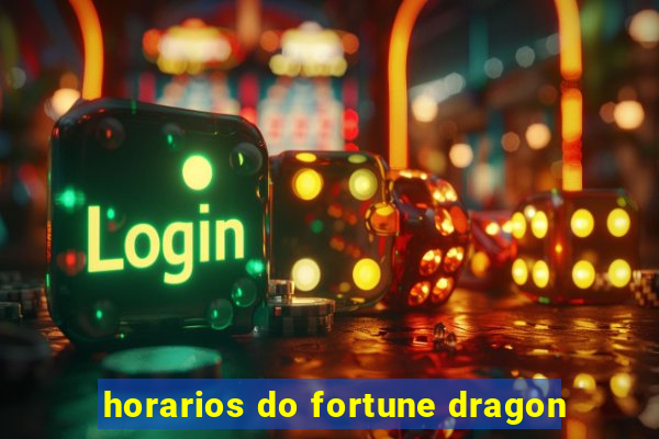 horarios do fortune dragon