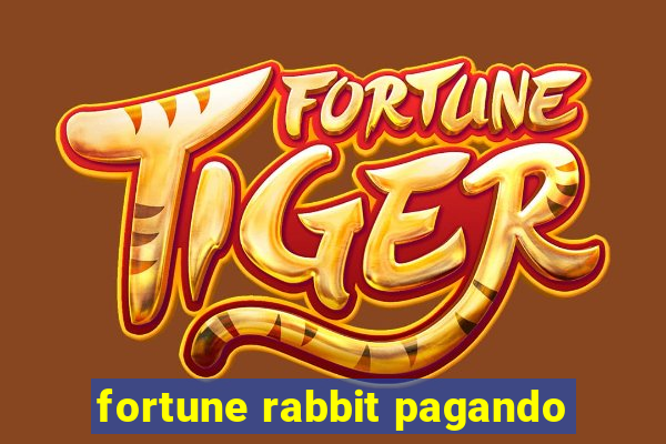 fortune rabbit pagando