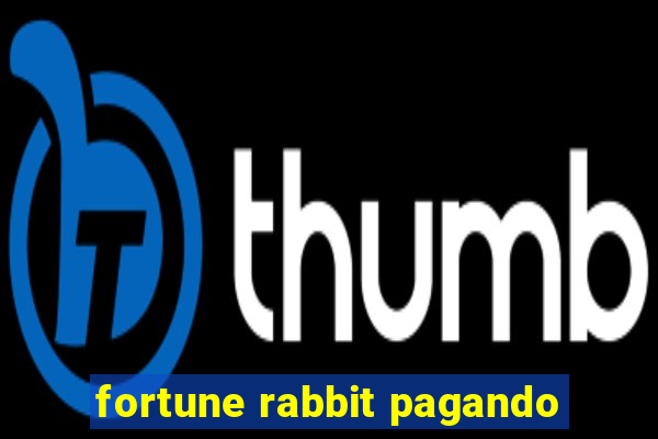 fortune rabbit pagando