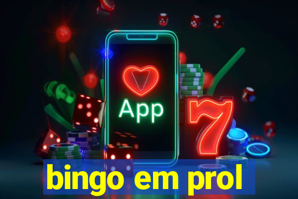 bingo em prol