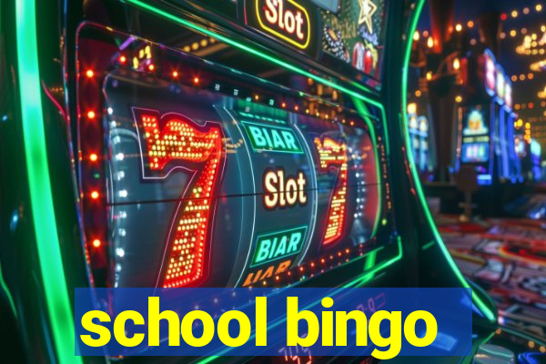 school bingo