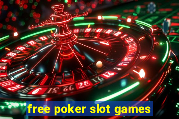 free poker slot games