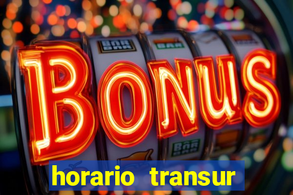 horario transur roleta santos dumont juiz de fora