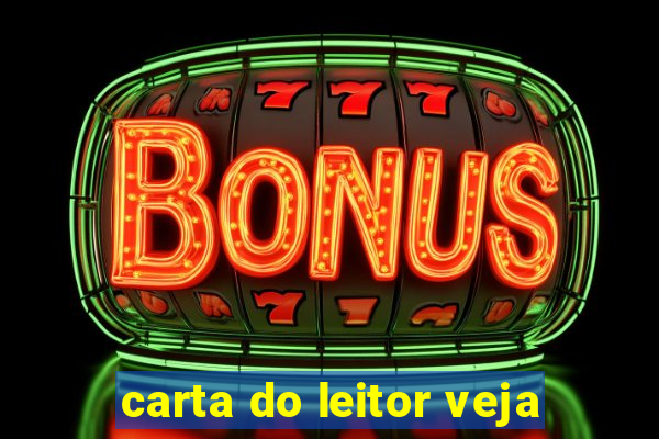 carta do leitor veja