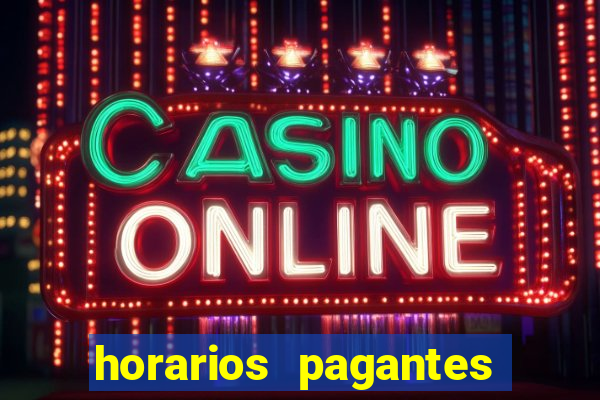 horarios pagantes fortune tiger hoje