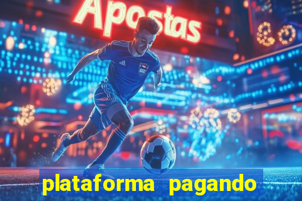 plataforma pagando no cadastro