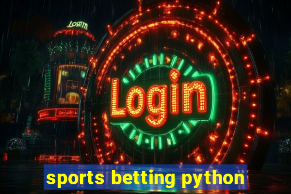 sports betting python