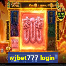 wjbet777 login