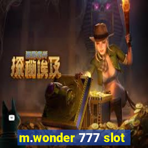 m.wonder 777 slot