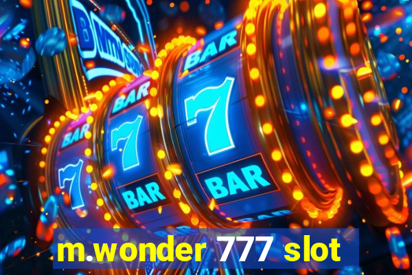 m.wonder 777 slot