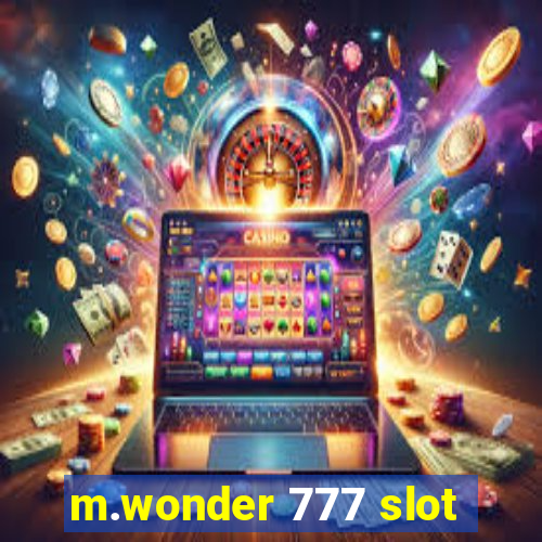 m.wonder 777 slot