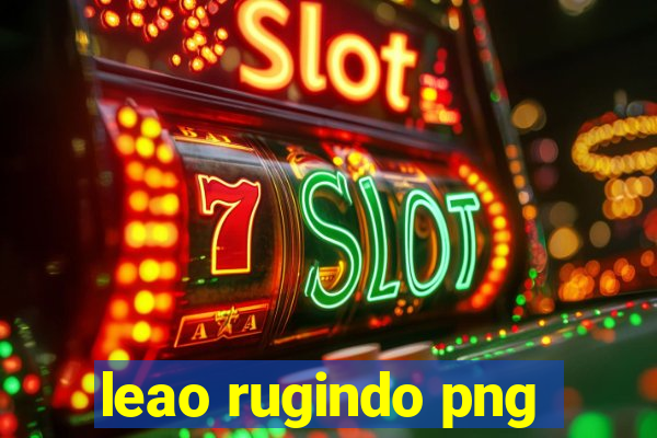 leao rugindo png