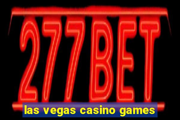 las vegas casino games