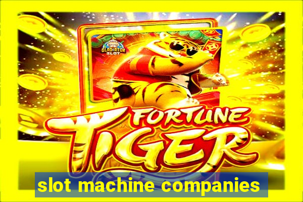 slot machine companies