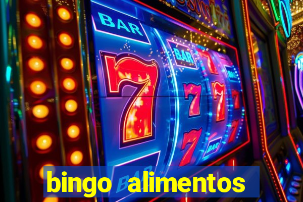 bingo alimentos para imprimir