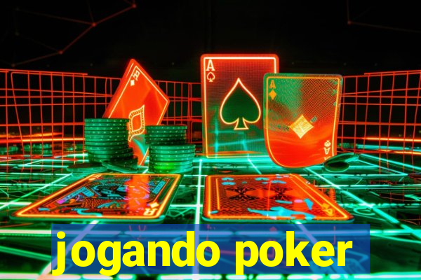 jogando poker