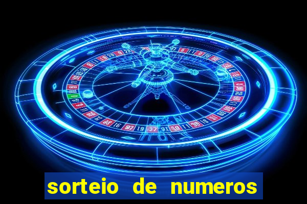 sorteio de numeros de bingo