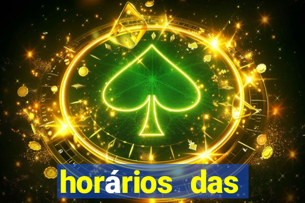 horários das plataformas de jogos