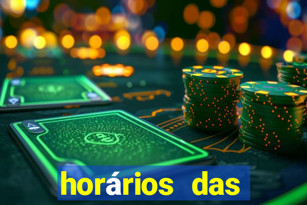 horários das plataformas de jogos