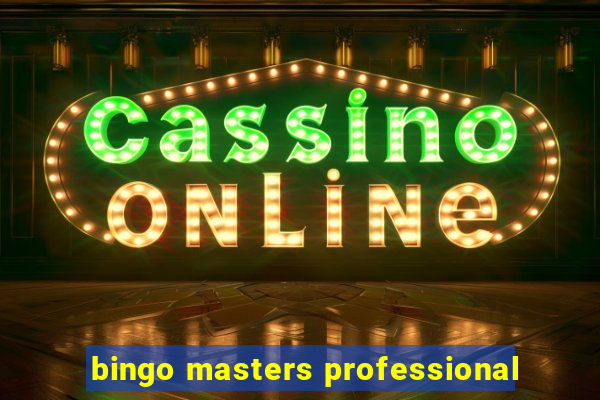 bingo masters professional