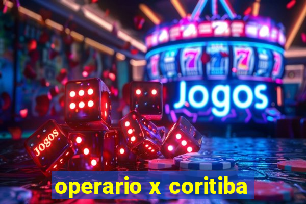 operario x coritiba