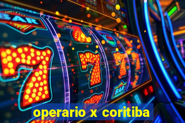 operario x coritiba