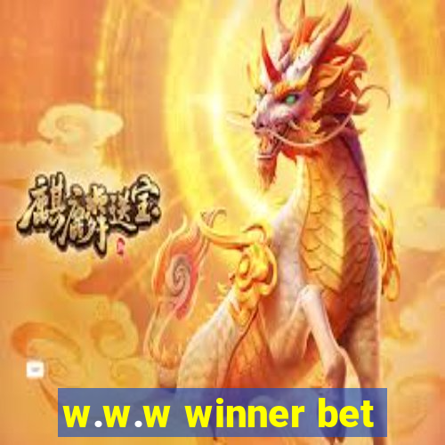 w.w.w winner bet