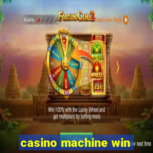 casino machine win