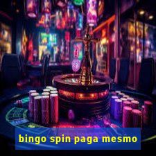 bingo spin paga mesmo