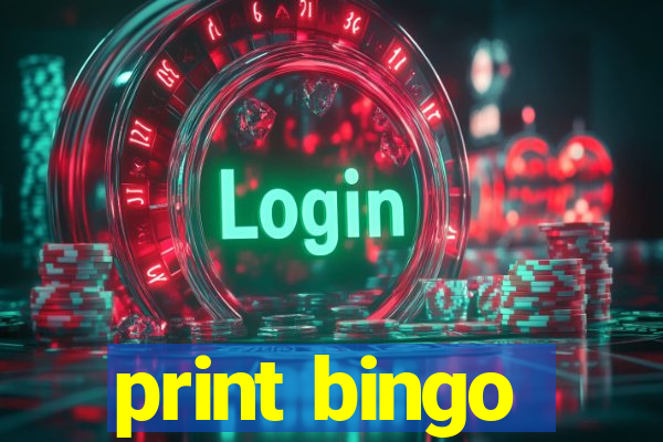 print bingo