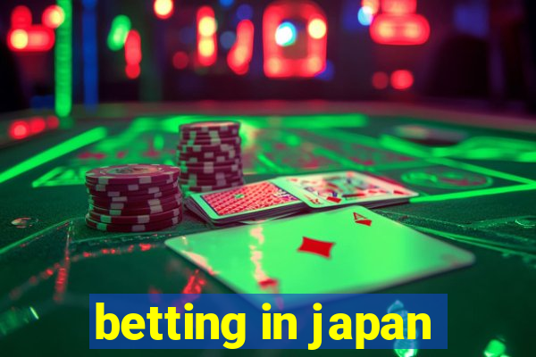 betting in japan