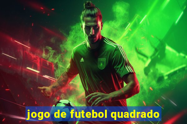 jogo de futebol quadrado