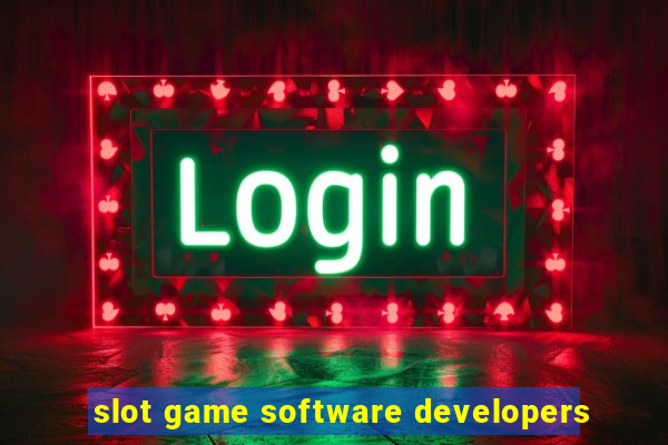 slot game software developers