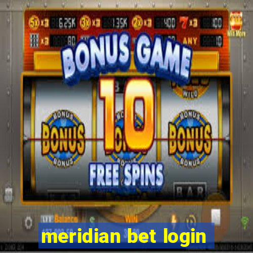 meridian bet login