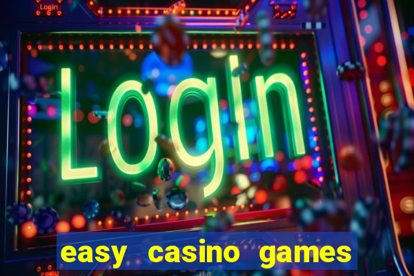 easy casino games to win money