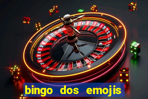 bingo dos emojis para imprimir