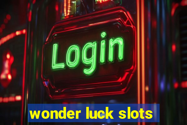 wonder luck slots