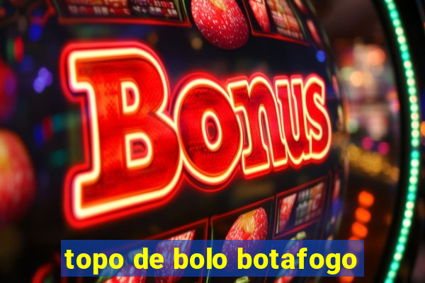 topo de bolo botafogo