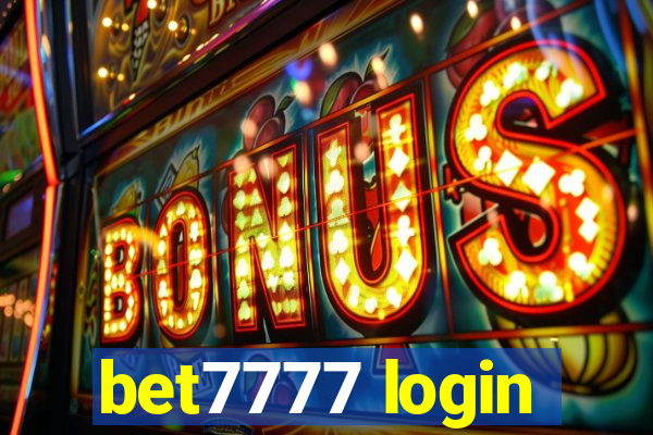 bet7777 login