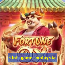 slot game malaysia big win