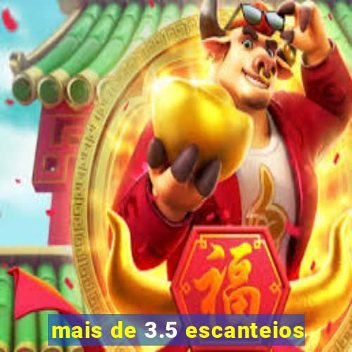 mais de 3.5 escanteios