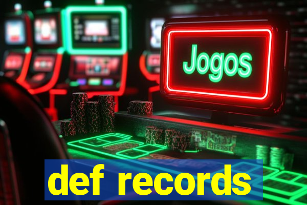 def records