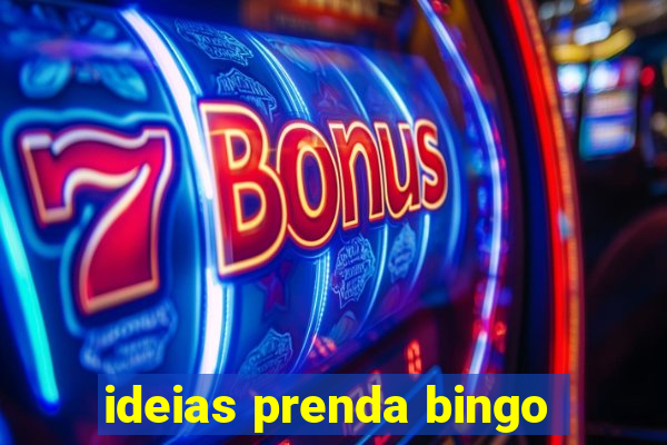 ideias prenda bingo