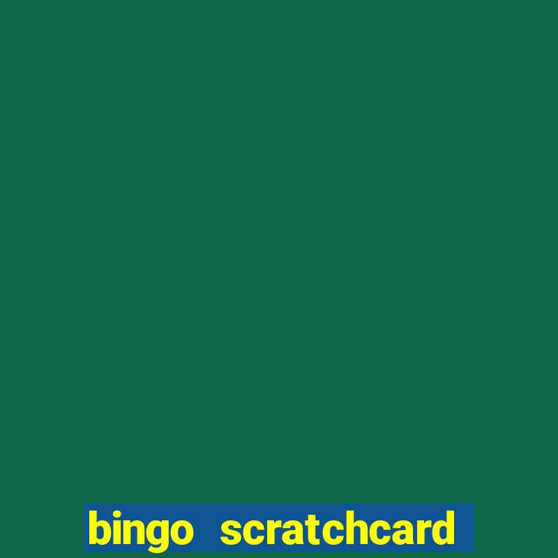 bingo scratchcard bonus game