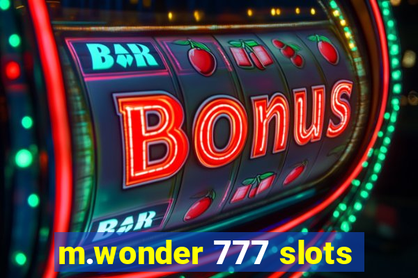 m.wonder 777 slots