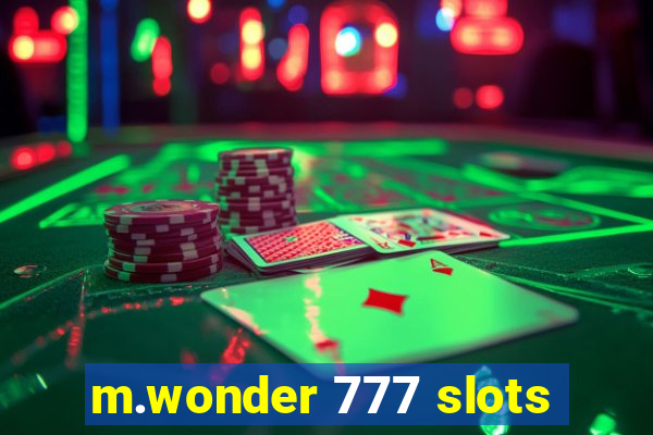 m.wonder 777 slots