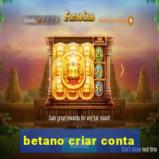 betano criar conta