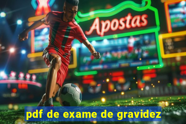 pdf de exame de gravidez